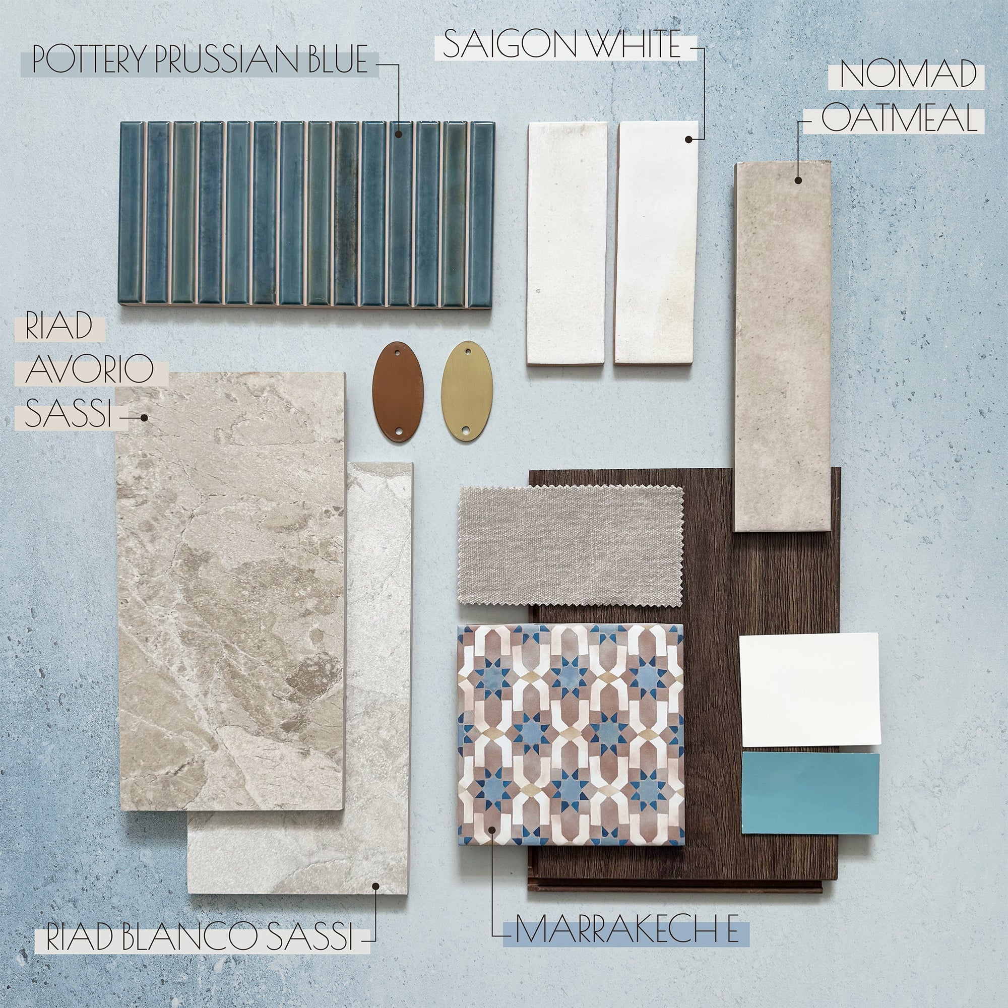 Marrakech E Mini Moroccan Porcelain Wall Floor Tile 15cm x 15cm