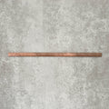 FULL BULLNOSE SAMPLE Allegra Tusk Pink Gloss Pencil Bullnose Border Tile 1.2cm x 30cm