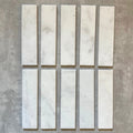 FULL TILE SAMPLE | Fayrouz Honed White Marble | 5cm x 20cm
