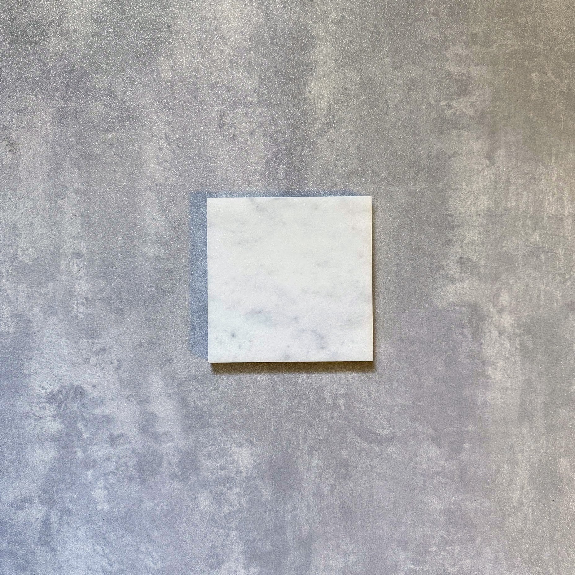 FULL TILE SAMPLE | Fayrouz Honed White Marble | 15.2cm x 15.2cm