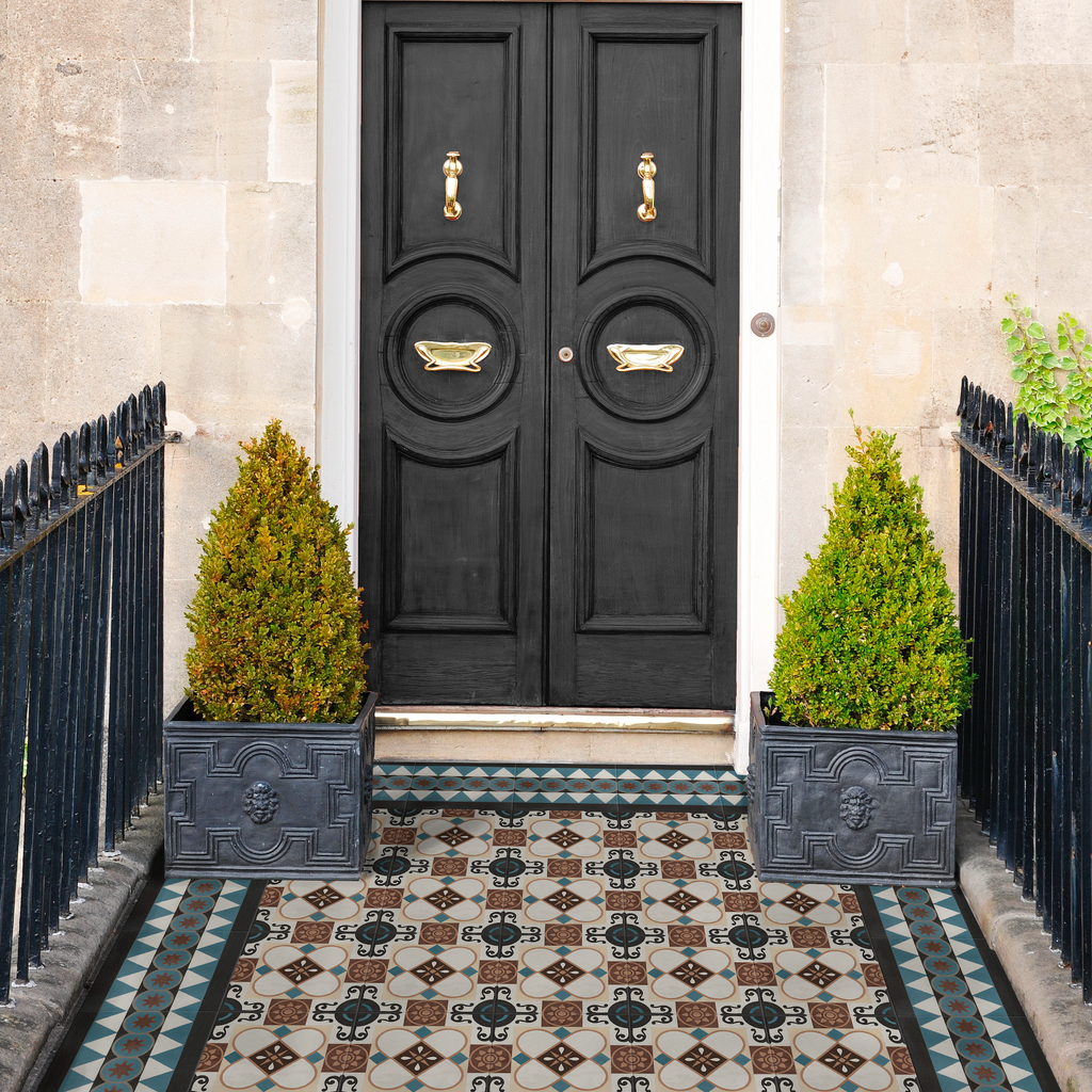 Westminster Manor B Victorian Tile 20cm x 20cm