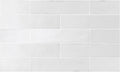 FULL TILE SAMPLE Nomad White Brick Industrial Style Wall Tiles | 6cm x 24.6cm