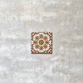 FULL TILE SAMPLE Persia Flowers 15cm x 15cm
