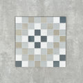 FULL TILE SAMPLE Abbey Board Mosaic Victorian Style Patterned Tiles 28cm X 28cm