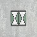 FULL TILE SAMPLE Abstract Hourglass 20cm x 20cm