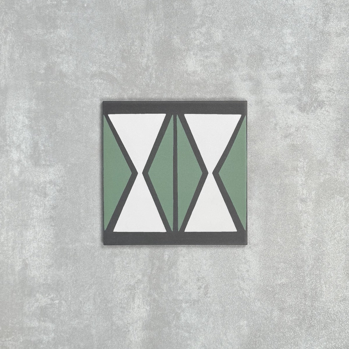 FULL TILE SAMPLE Abstract Hourglass 20cm x 20cm