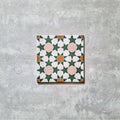 FULL TILE SAMPLE Cuba Tanane Green Gold 20cm x 20cm