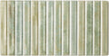 Pottery DECOR Tile | Agave Green | Wall Tile | 5cm x 25cm | CUT TILE SAMPLE