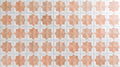 CUT TILE SAMPLE Zanzibar Moroccan Cotto White 31 x 56cm Wall Tiles