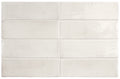 Benomar Moroccan Mini Brick GLOSS White 5cm x 15cm FULL TILE SAMPLE