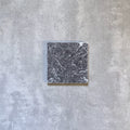 FULL TILE SAMPLE | Fayrouz Tumbled Black Marble | 15.2cm x 15.2cm