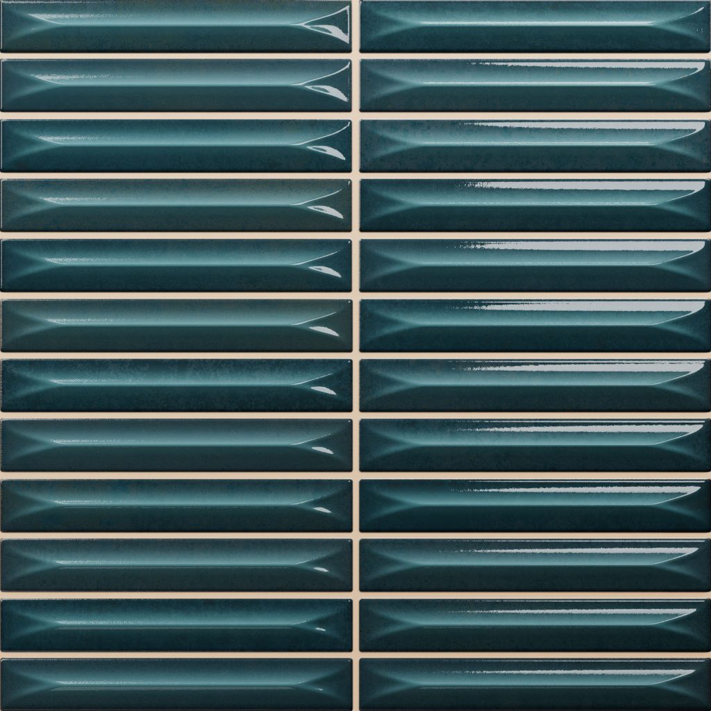 FULL TILE SAMPLE Nairobi Decor Blue Wall Tile