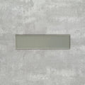 FULL TILE SAMPLE Brooklyn  Sage Green Flat Gloss Metro Subway Tiles 7.5cm x 30cm