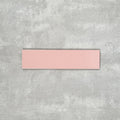 FULL TILE SAMPLE Brooklyn Flat Rose Pink Metro 7.5cm x 30cm