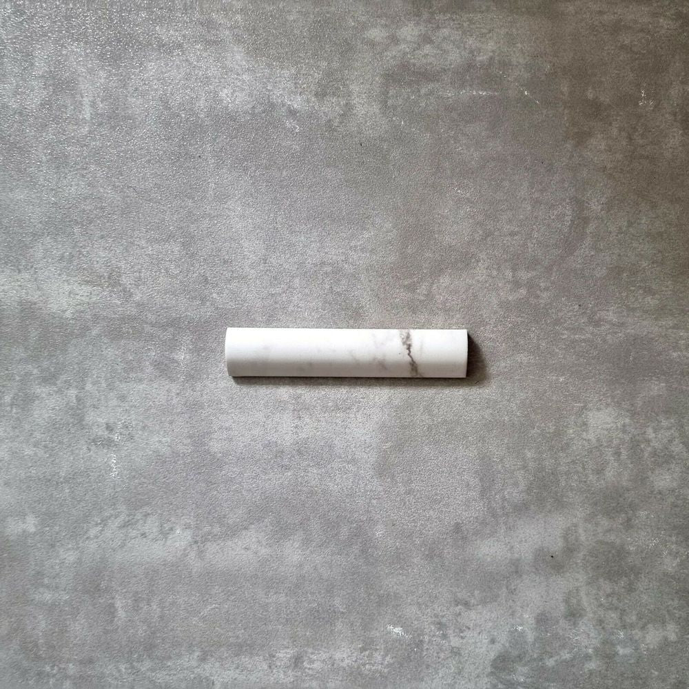 Hampton Marble Pencil Bullnose Border Tiles 3cm x 15cm