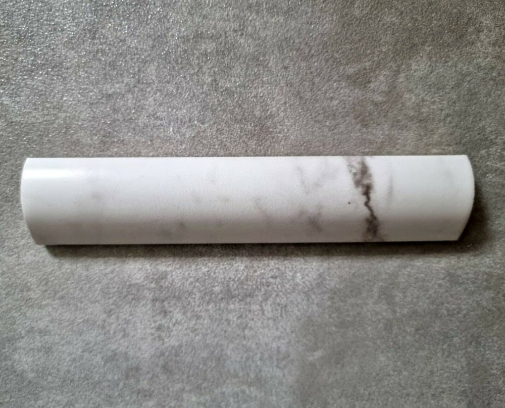 Hampton Marble Pencil Bullnose Border Tiles 3cm x 15cm FULL PENCIL SAMPLE