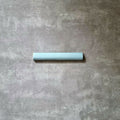 FULL BULLNOSE SAMPLE Zellige AQUA Pencil Bullnose Border Tile 3cm x 20cm