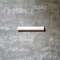 FULL BULLNOSE SAMPLE Zellige White Pencil Bullnose Border Tile 3cm x 20cm