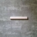 FULL BULLNOSE SAMPLE Zellige PINK MIST Pencil Bullnose Border Tile 3cm x 20cm