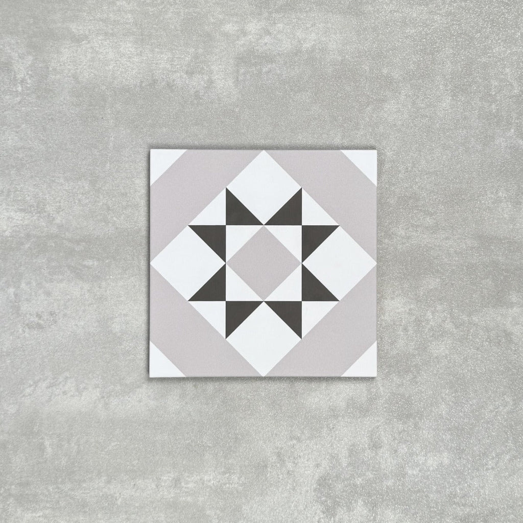 Cambridge Silver Borough Victorian Anti Slip Porcelain Wall Floor Tiles