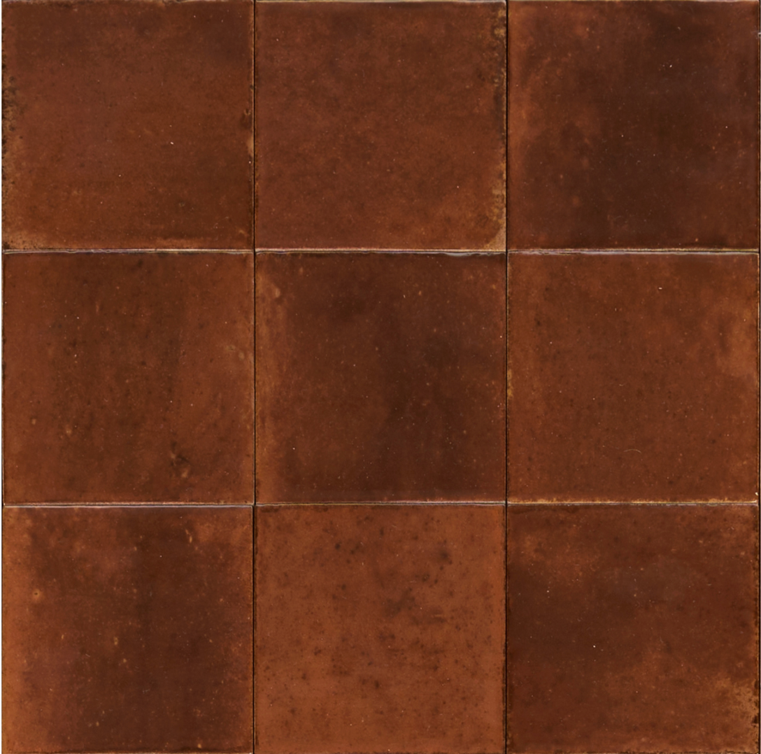 FULL TILE SAMPLE Levent Square Butterscotch Tile Wall & Floor Porcelain Tiles 10cm x 10cm
