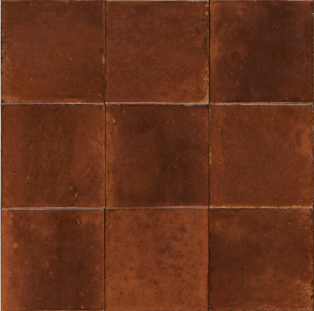 Levent Butterscotch Square | Wall & Floor Gloss Porcelain Tiles | 10cm x 10cm