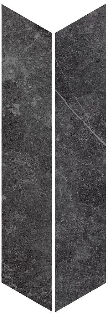 FULL TILE SAMPLE Monzo Stone CHEVRON Nite 10cm x 53cm