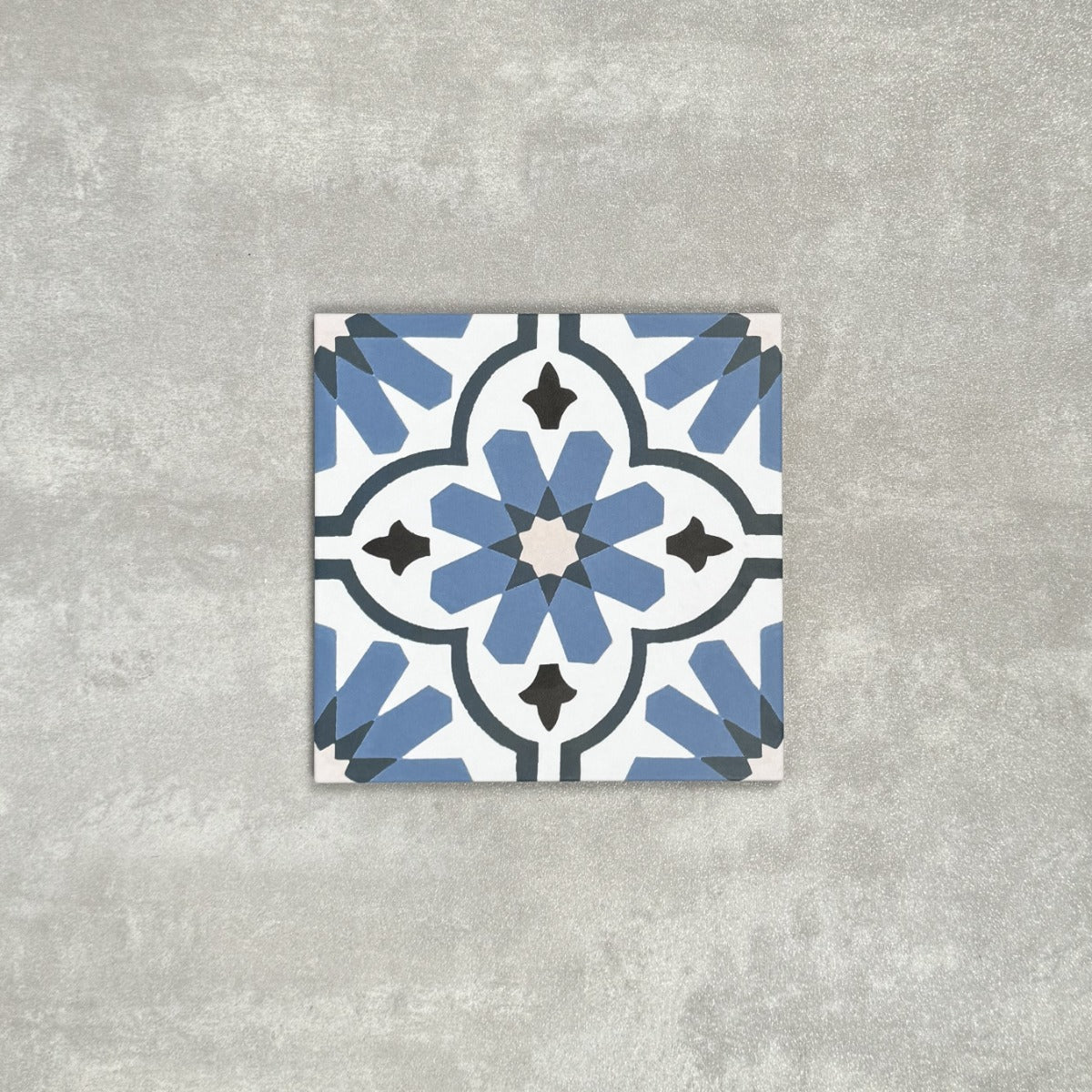 FULL TILE SAMPLE Clara Azul 20cm x 20cm