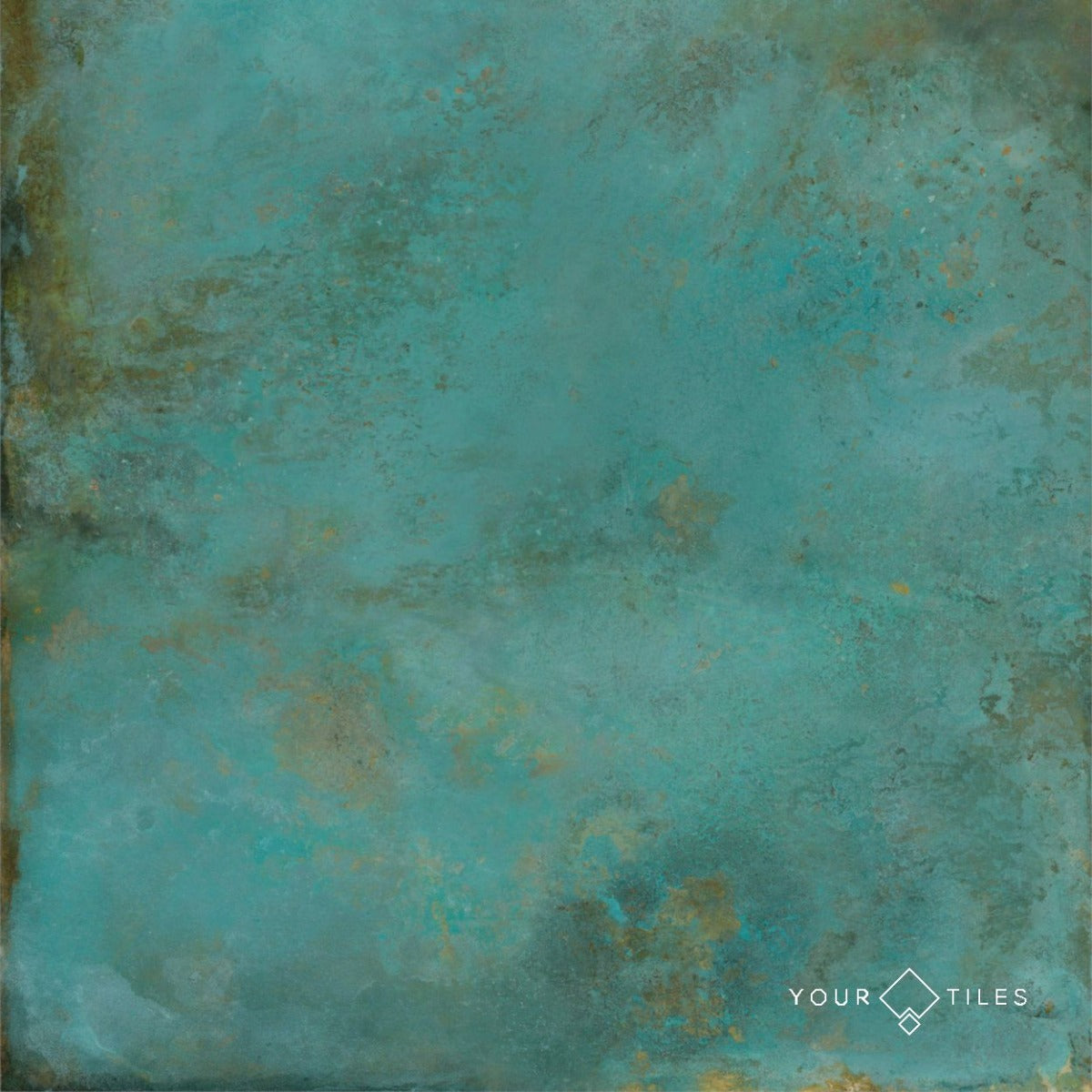 CUT TILE SAMPLE *2cm* Verde Oxide Metallic 60cm x 60cm