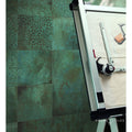 Verde Patterns Copper Oxide Metallic Wall & Floor Tile 30cm x 30cm