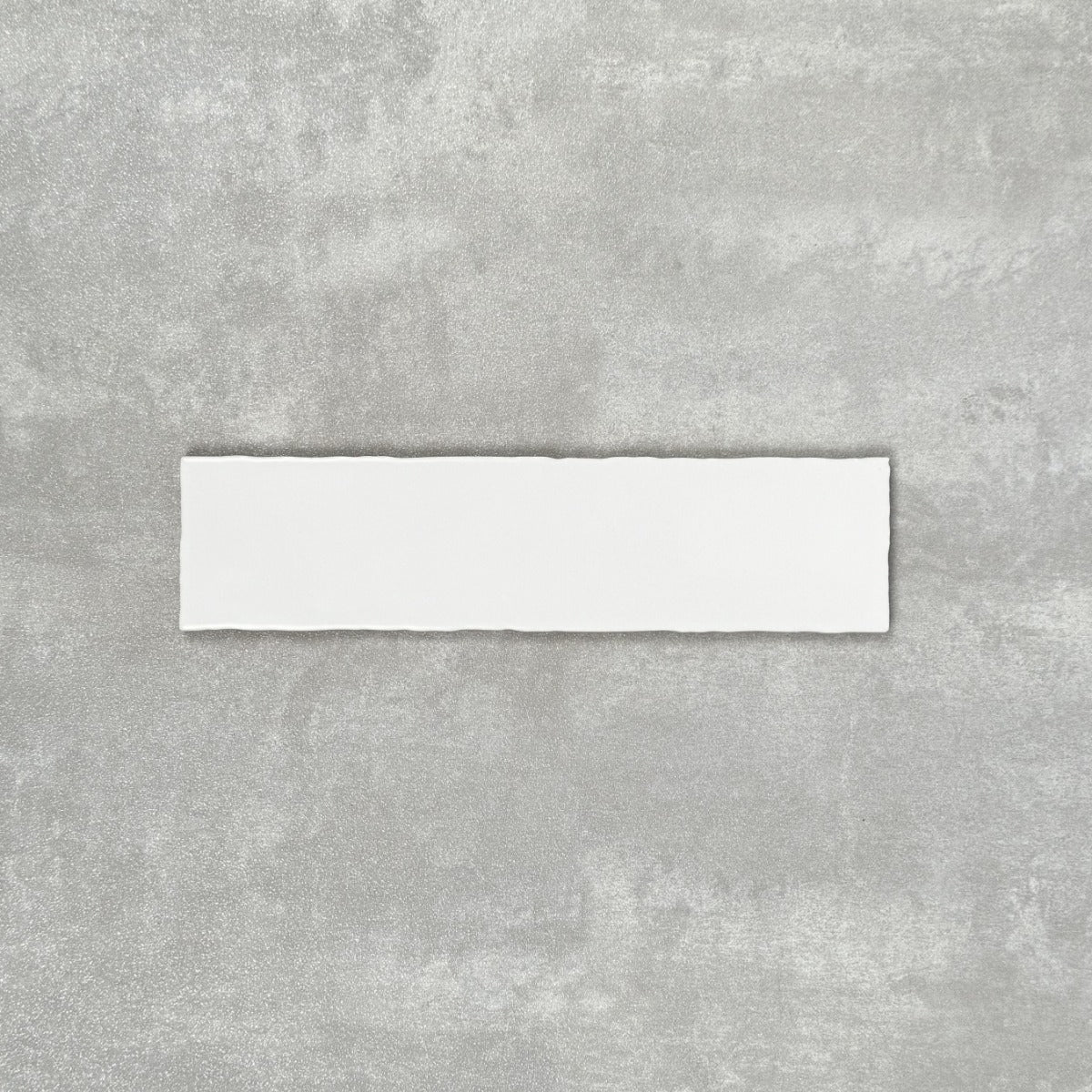 Cottage Tile Matt White Tile Handmade Effect Rustic Tile 7.5cm x 30cm