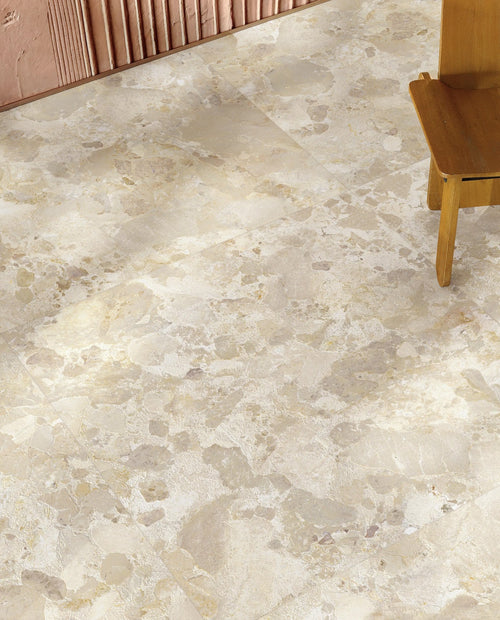 Baresi Cream 3D Terrazzo style Tiles 60cm x 60cm
