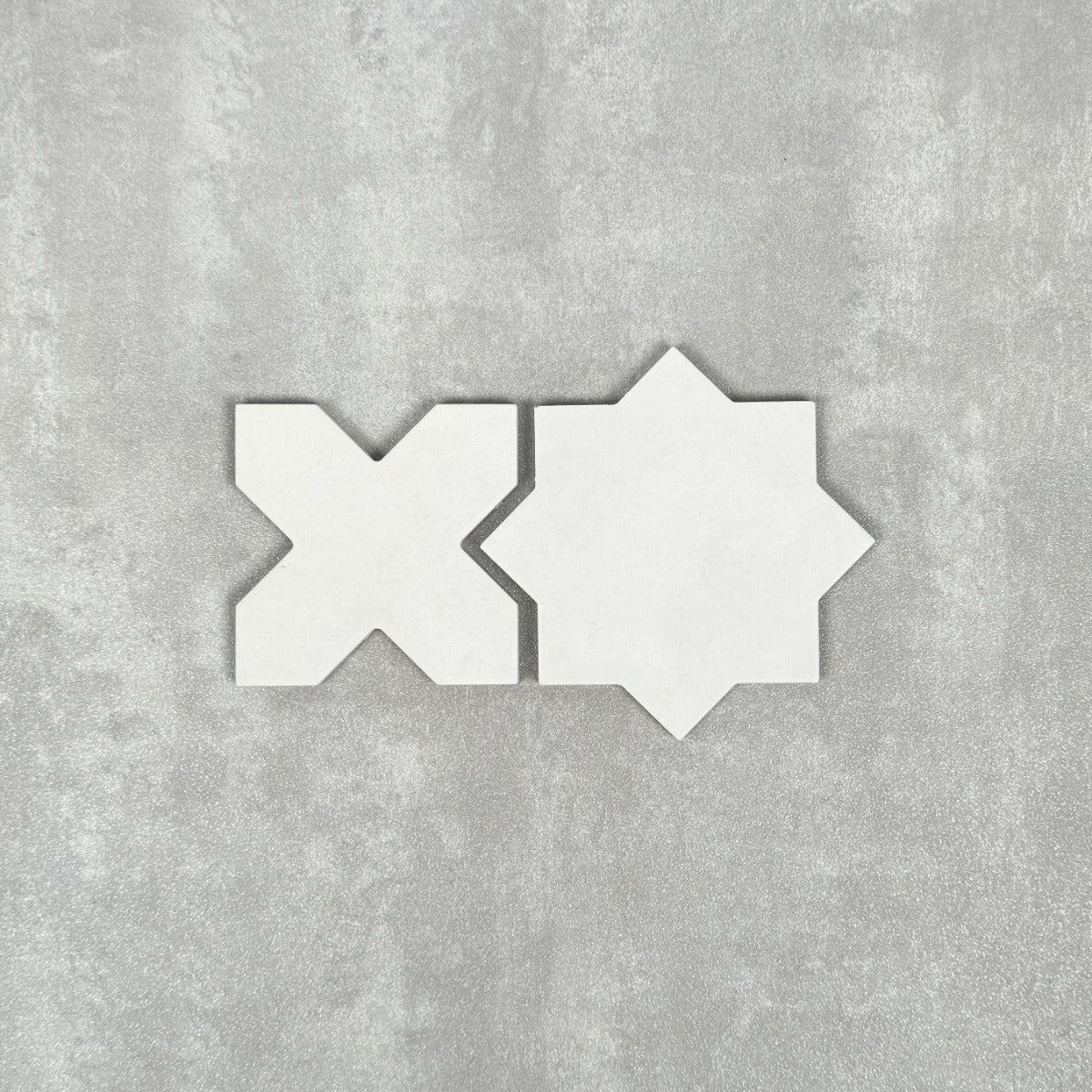 Muscat Bone Star and Cross Moroccan Porcelain Wall & Floor Tiles