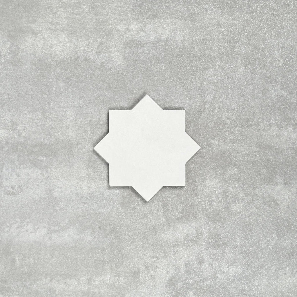 Muscat Bone Star and Cross Moroccan Porcelain Wall & Floor Tiles