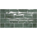 FULL TILE SAMPLE Dordogne Green Pines 7.5cm x 15cm