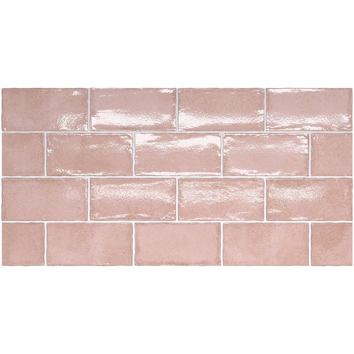 FULL TILE SAMPLE Dordogne Pink Dust 7.5cm x 15cm