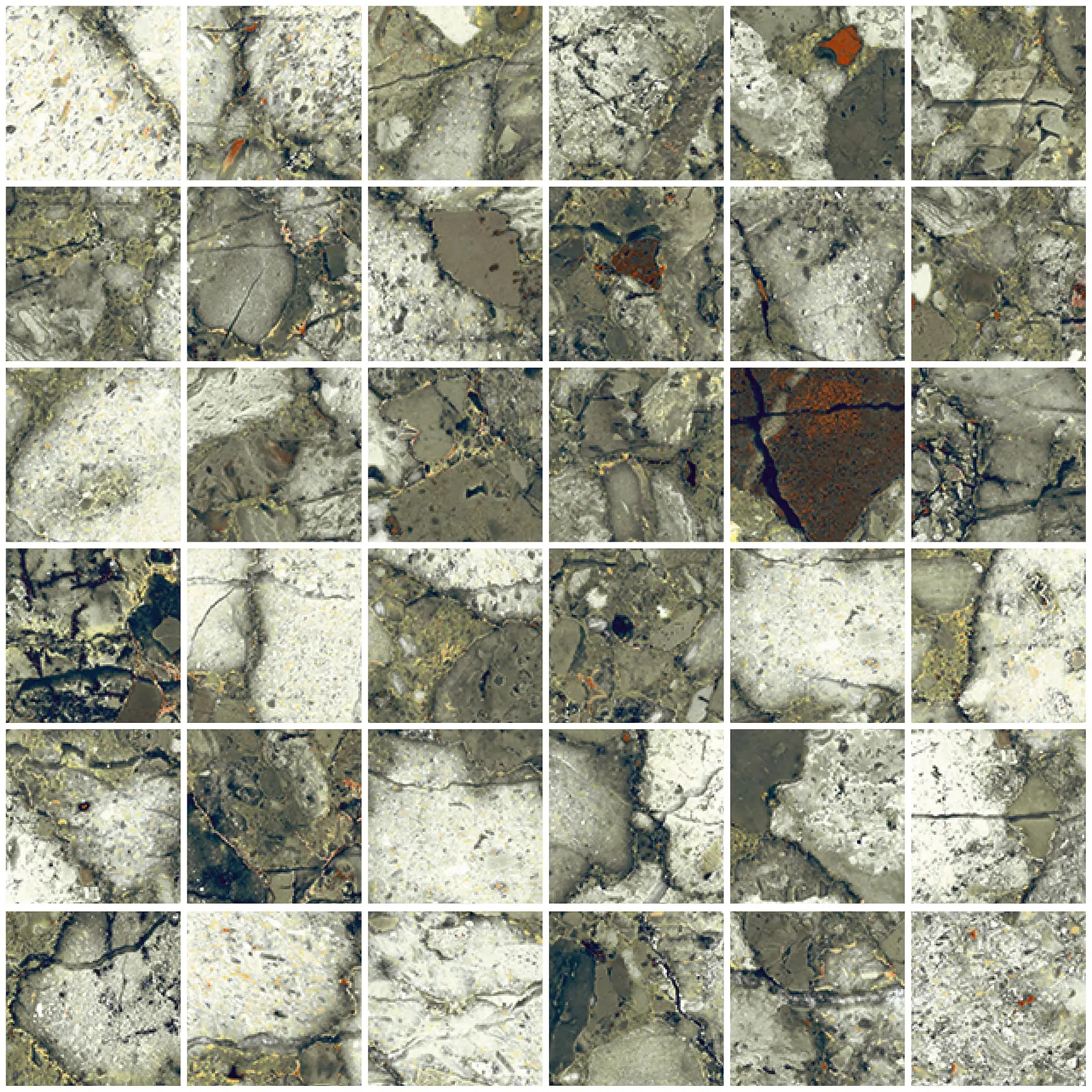 CUT MOSAIC SAMPLE Venice Terrazzo Emerald Matt Mosaics 30cm x 30cm