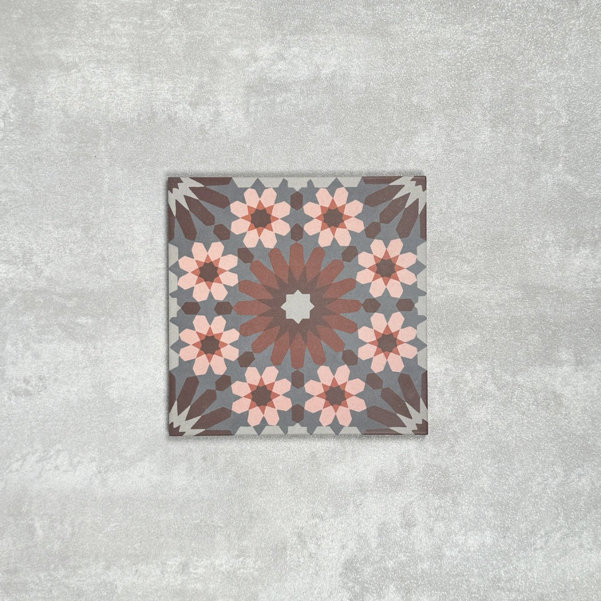 FULL TILE SAMPLE Fez Rosso 20cm x 20cm