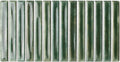 Pottery DECOR Tile | Forest Green | Wall Tile | 5cm x 25cm | CUT TILE SAMPLE