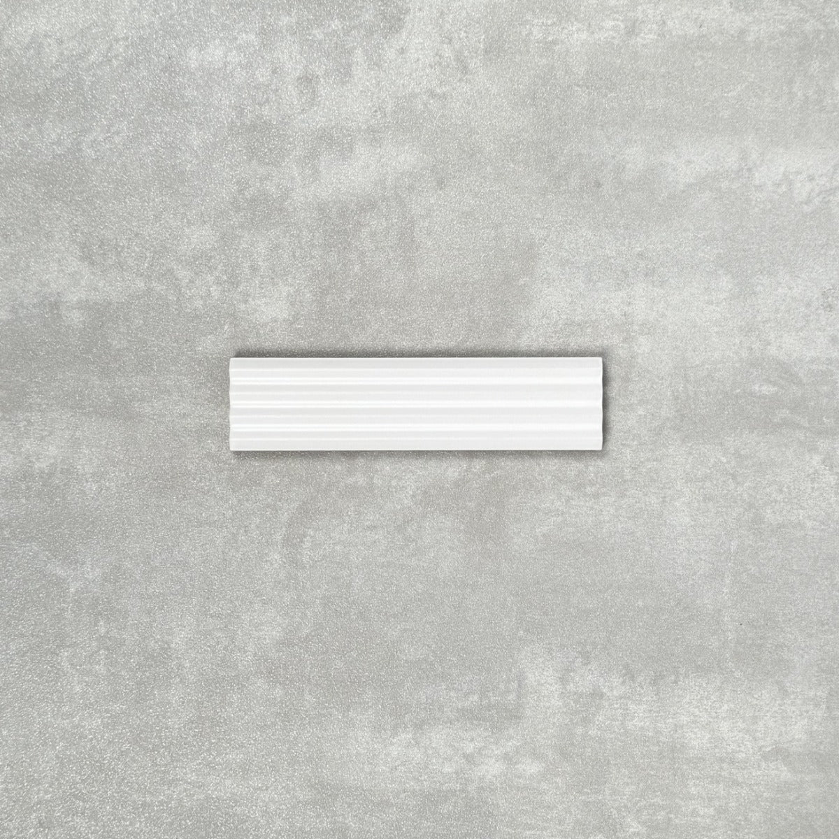 FULL TILE SAMPLE Gallery DECOR MATT White Wall Tiles 5 x 20cm