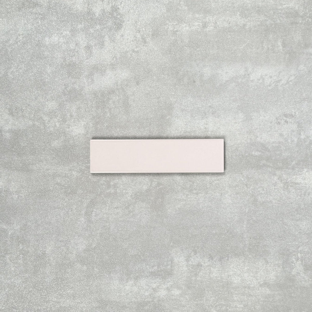 Gallery Brick Tile Stony Pink Gloss 5cm x 20cm
