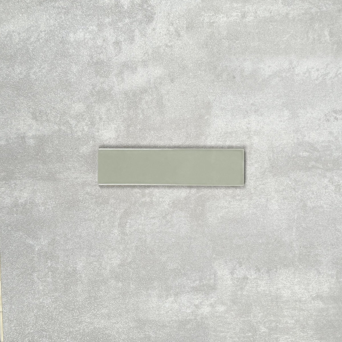 FULL TILE SAMPLE Gallery GLOSS Tansy Green Wall Tiles 5 x 20cm