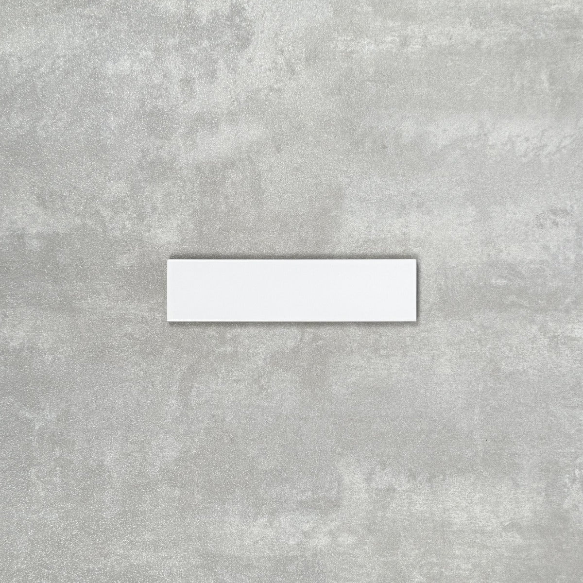 Gallery Brick Tile White Gloss 5cm x 20cm