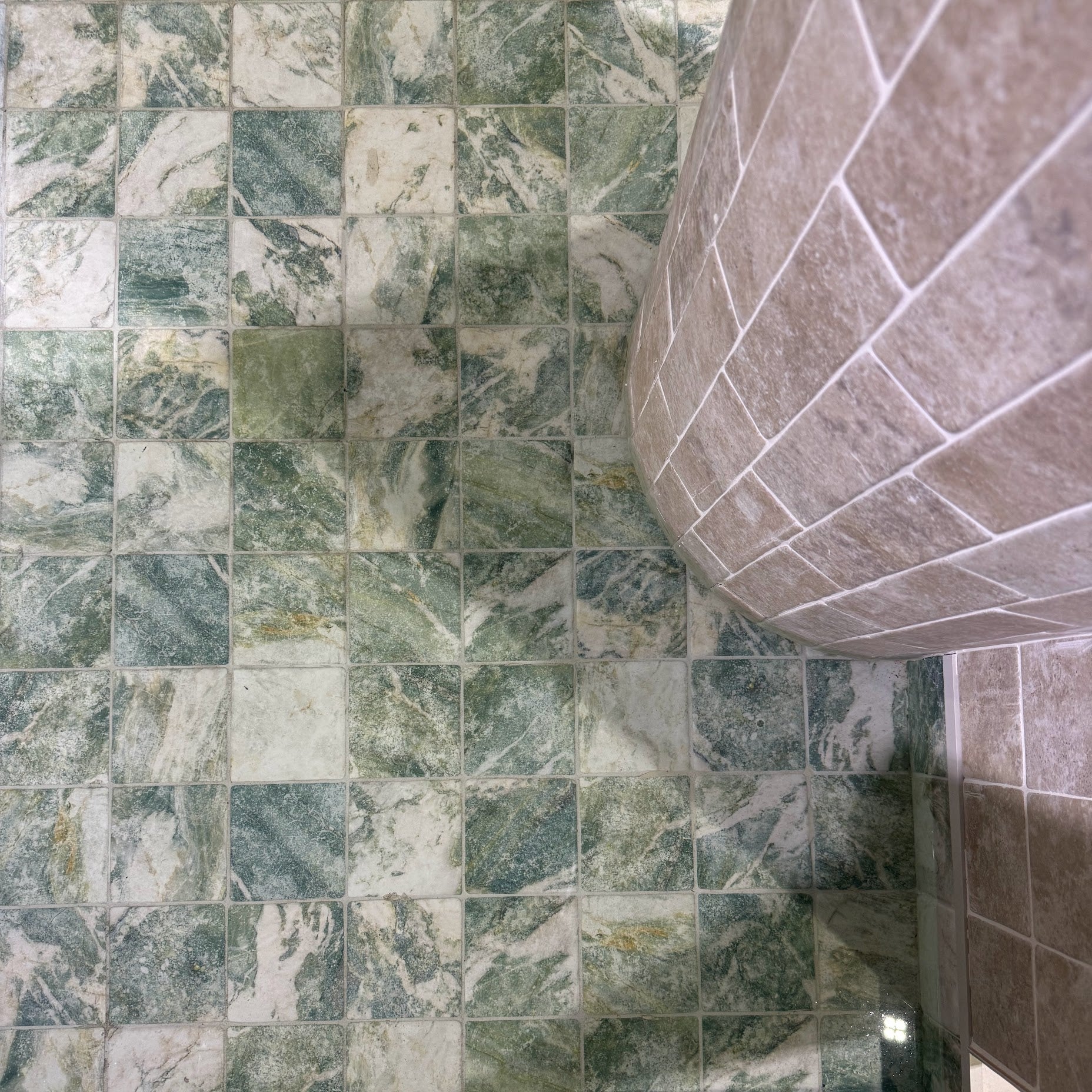 Amalfi Square Salvia Vintage Marble Wall & Floor Tiles 11cm x 11cm