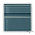 FULL SAMPLE Pimlico SKIRTING/BORDER  River Blue Crackled Glaze