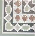 FULL TILE SAMPLE Imperial Victorian Green Mini Tiles | Corner Tile | 15cm x 15cm