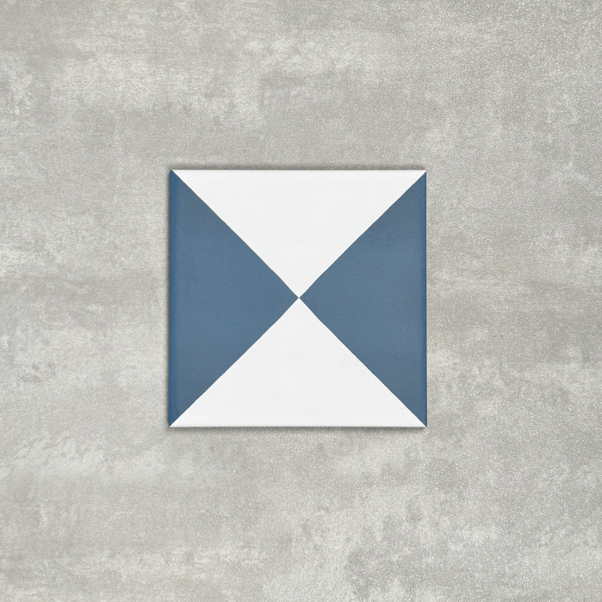 Harlequin Quarter Navy Blue Tile 20cm x 20cm