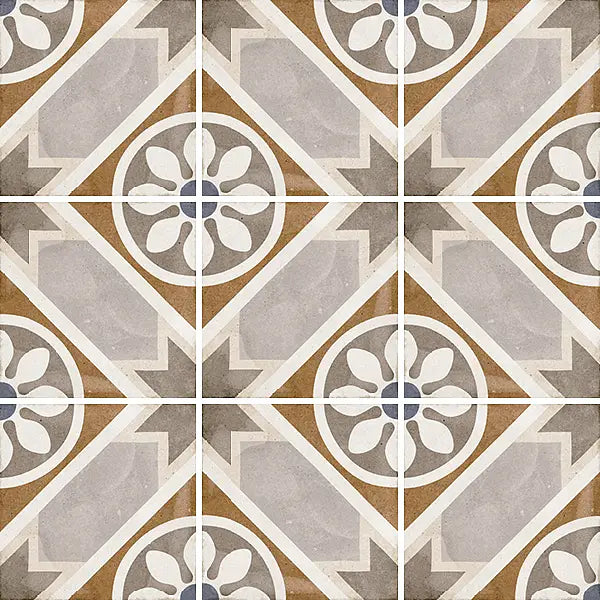 FULL TILE SAMPLE Viscount Heythrop Victorian | Wall and Floor Tiles | 20cm x 20cm