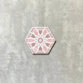 FULL TILE SAMPLE Medina Hormuz Moroccan Rose Pattern Hexagon