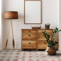 Pebbles Pink Porcelain Moroccan Tiles  20cm x 20cm